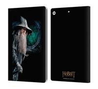 Head Case Designs Officially Licensed The Hobbit An Unexpected Journey Gandalf Key Art Leather Wallet Case Compatible With Apple iPad 10.2 2019/2020/2021