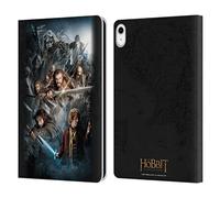 Head Case Designs Officially Licensed The Hobbit An Unexpected Journey Group Key Art Leather Wallet Case Compatible With Apple iPad 10.9 2022/2025