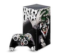 Head Case Designs Officially Licensed The Joker DC Comics The Killing Joke Character Art Vinyl Sticker Gaming Skin Decal Cover Compatible With Xbox Series X Console and Controller Bundle
