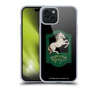 Head Case Designs Officially Licensed The Lord Of The Rings The Fellowship Of The Ring Prancing Pony Graphics Gel Case [Military Grade Protection] Compatible With Apple iPhone 15 Plus