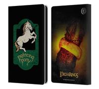 Head Case Designs Officially Licensed The Lord Of The Rings The Fellowship Of The Ring Prancing Pony Graphics Leather Wallet Case Compatible With Amazon Fire 7 2022
