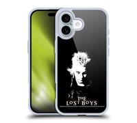 Head Case Designs Officially Licensed The Lost Boys David Black And White Characters Gel Case [Military Grade Protection] Compatible with Apple iPhone 16 and Compatible with MagSafe