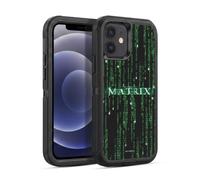Head Case Designs Officially Licensed The Matrix Codes Key Art Ultra-Armoured Shockproof Case [Military Grade Protection] Compatible With Apple iPhone 12 / iPhone 12 Pro