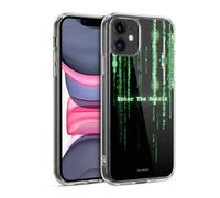 Head Case Designs Officially Licensed The Matrix Enter The Matrix Key Art Gel Case [Military Grade Protection] Compatible with Apple iPhone 11 and Compatible with MagSafe