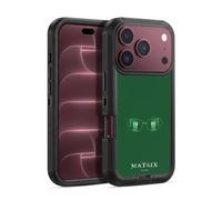 Head Case Designs Officially Licensed The Matrix Glass Key Art Ultra-Armoured Shockproof Case [Military Grade Protection] Compatible With Apple iPhone 18 Pro