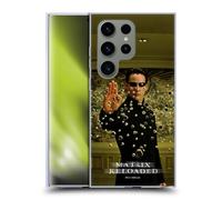 Head Case Designs Officially Licensed The Matrix Reloaded Neo 3 Key Art Gel Case [Military Grade Protection] Compatible With Samsung Galaxy S24 Ultra 5G