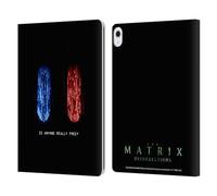 Head Case Designs Officially Licensed The Matrix Resurrections Is Anyone Really Free Key Art Leather Wallet Case Compatible With Apple iPad Air 13 2024/2025