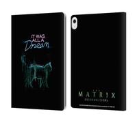 Head Case Designs Officially Licensed The Matrix Resurrections It Was All A Dream Key Art Leather Wallet Case Compatible With Apple iPad Air 13 2024/2025