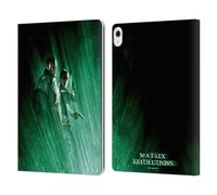 Head Case Designs Officially Licensed The Matrix Revolutions Morpheus Trinity Key Art Leather Wallet Case Compatible With Apple iPad Air 13 2024/2025