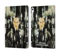 Head Case Designs Officially Licensed The Matrix Revolutions Neo 1 Key Art Leather Wallet Case Compatible With Apple iPad Air 13 2024/2025