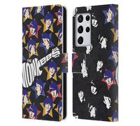Head Case Designs Officially Licensed The Monkees Band Members Graphics Leather Wallet Case Compatible With Samsung Galaxy S21 Ultra 5G