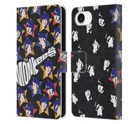 Head Case Designs Officially Licensed The Monkees Band Members Graphics Leather Wallet Case Compatible With Apple iPhone 16e