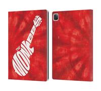 Head Case Designs Officially Licensed The Monkees Logo In Red Graphics Leather Wallet Case Compatible With Apple iPad Pro 12.9 2020/2021/2022