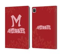 Head Case Designs Officially Licensed The Monkees Logotype Graphics Leather Wallet Case Compatible With Apple iPad Pro 12.9 2020/2021/2022