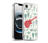 Head Case Designs Officially Licensed The Monkees Pattern Graphics Gel Case [Military Grade Protection] Compatible with Apple iPhone 16e / iPhone 17e and Compatible with MagSafe