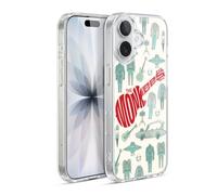 Head Case Designs Officially Licensed The Monkees Pattern Graphics Gel Case [Military Grade Protection] Compatible with Apple iPhone 17 and Compatible with MagSafe