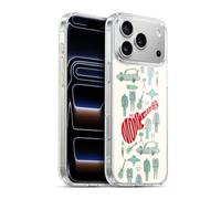 Head Case Designs Officially Licensed The Monkees Pattern Graphics Gel Case [Military Grade Protection] Compatible with Apple iPhone 17 Pro Max and Compatible with MagSafe