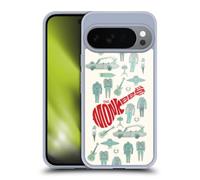 Head Case Designs Officially Licensed The Monkees Pattern Graphics Gel Case [Military Grade Protection] Compatible with Google Pixel 10 and Compatible with MagSafe