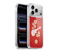 Head Case Designs Officially Licensed The Monkees Pattern In Red Graphics Gel Case [Military Grade Protection] Compatible with Apple iPhone 17 Pro Max and Compatible with MagSafe