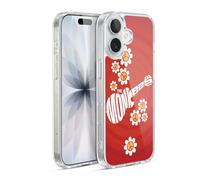 Head Case Designs Officially Licensed The Monkees Pattern In Red Graphics Gel Case [Military Grade Protection] Compatible with Apple iPhone 17 and Compatible with MagSafe