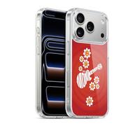 Head Case Designs Officially Licensed The Monkees Pattern In Red Graphics Gel Case [Military Grade Protection] Compatible with Apple iPhone 17 Pro and Compatible with MagSafe