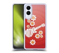 Head Case Designs Officially Licensed The Monkees Pattern In Red Graphics Gel Case [Military Grade Protection] Compatible With Samsung Galaxy S25 Edge