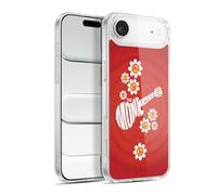Head Case Designs Officially Licensed The Monkees Pattern In Red Graphics Gel Case [Military Grade Protection] Compatible with Apple iPhone 17 Air and Compatible with MagSafe