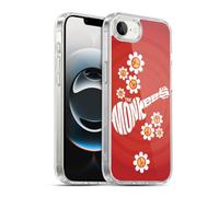Head Case Designs Officially Licensed The Monkees Pattern In Red Graphics Gel Case [Military Grade Protection] Compatible with Apple iPhone 16e / iPhone 17e and Compatible with MagSafe