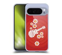 Head Case Designs Officially Licensed The Monkees Pattern In Red Graphics Gel Case [Military Grade Protection] Compatible with Google Pixel 10 Pro XL and Compatible with MagSafe