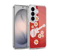 Head Case Designs Officially Licensed The Monkees Pattern In Red Graphics Gel Case [Military Grade Protection] Compatible with Samsung Galaxy S26 and Compatible with MagSafe