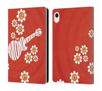 Head Case Designs Officially Licensed The Monkees Pattern In Red Graphics Leather Wallet Case Compatible With Apple iPad mini (2021/2024)