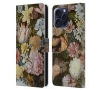 Head Case Designs Officially Licensed The National Gallery A Still Life Of Flowers In A Wan-Li Vase Art Leather Wallet Case Compatible With Apple iPhone 16 Pro Max