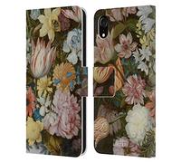 Head Case Designs Officially Licensed The National Gallery A Still Life Of Flowers In A Wan-Li Vase Art Leather Wallet Case Compatible With Apple iPhone XR