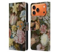 Head Case Designs Officially Licensed The National Gallery A Still Life Of Flowers In A Wan-Li Vase Art Leather Wallet Case Compatible With Apple iPhone 17 Pro Max