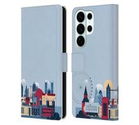 Head Case Designs Officially Licensed The National Gallery London Skyline Art Leather Wallet Case Compatible With Samsung Galaxy S26 Ultra