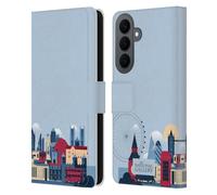 Head Case Designs Officially Licensed The National Gallery London Skyline Art Leather Wallet Case Compatible With Samsung Galaxy S26 Plus