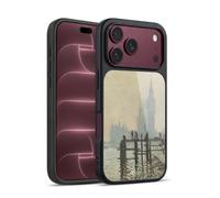 Head Case Designs Officially Licensed The National Gallery Monet Thames Art Gel Armour Case [Military Grade Protection] Compatible With Apple iPhone 18 Pro