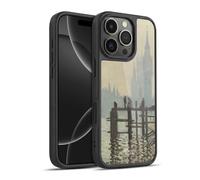 Head Case Designs Officially Licensed The National Gallery Monet Thames Art Gel Armour Case [Military Grade Protection] Compatible With Apple iPhone 16 Pro