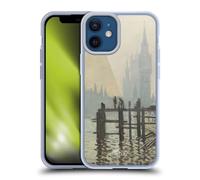 Head Case Designs Officially Licensed The National Gallery Monet Thames Art Gel Case [Military Grade Protection] Compatible with Apple iPhone 12 Mini and Compatible with MagSafe