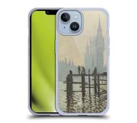 Head Case Designs Officially Licensed The National Gallery Monet Thames Art Gel Case [Military Grade Protection] Compatible with Apple iPhone 14 and Compatible with MagSafe