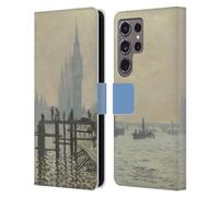 Head Case Designs Officially Licensed The National Gallery Monet Thames Art Leather Wallet Case Compatible With Samsung Galaxy S24 Ultra 5G