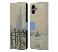 Head Case Designs Officially Licensed The National Gallery Monet Thames Art Leather Wallet Case Compatible With Samsung Galaxy A06 4G