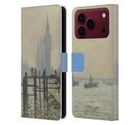 Head Case Designs Officially Licensed The National Gallery Monet Thames Art Leather Wallet Case Compatible With Apple iPhone 18 Pro Max