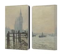 Head Case Designs Officially Licensed The National Gallery Monet Thames Art Leather Wallet Case Compatible With Amazon Kindle Paperwhite 6