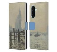 Head Case Designs Officially Licensed The National Gallery Monet Thames Art Leather Wallet Case Compatible With Samsung Galaxy A26 5G
