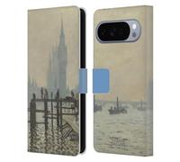 Head Case Designs Officially Licensed The National Gallery Monet Thames Art Leather Wallet Case Compatible With Google Pixel 10 Pro XL