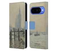 Head Case Designs Officially Licensed The National Gallery Monet Thames Art Leather Wallet Case Compatible With Google Pixel 10