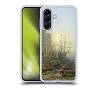 Head Case Designs Officially Licensed The National Gallery Seaport With The Embarkation Of Saint Ursula Nature Gel Case [Military Grade Protection] Compatible With Samsung Galaxy A56 5G
