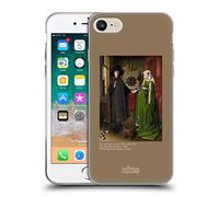 Head Case Designs Officially Licensed The National Gallery The Arnolfini Portrait People Gel Case [Military Grade] Compatible with Apple iPhone 7/8 / SE 2020 & 2022 and Compatible with MagSafe
