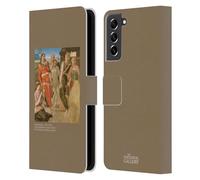 Head Case Designs Officially Licensed The National Gallery The Entombment Religious & Mythological Leather Wallet Case Compatible With Samsung Galaxy S21 FE 5G